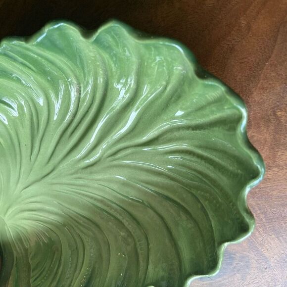 MADDUX OF CALIFORNIA Large MCM Lettuce Leaf Platter - Picture 5 of 10